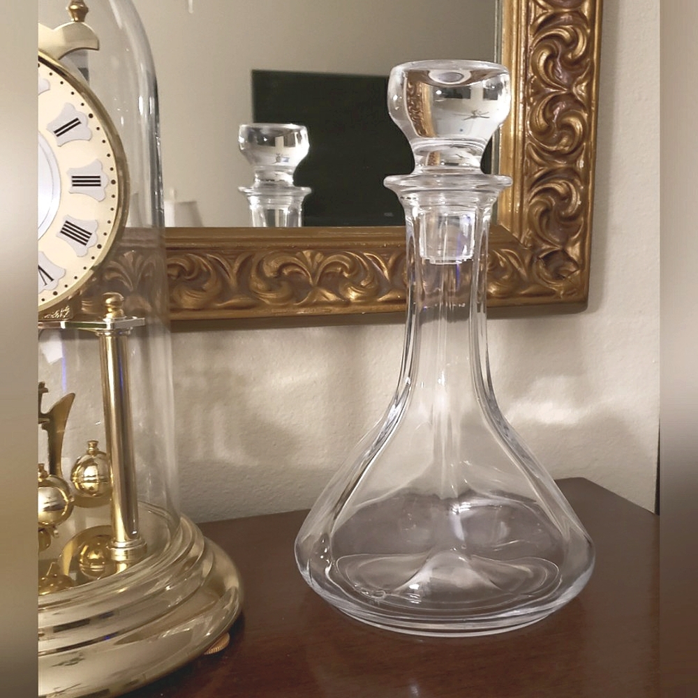 Vintage 80's Glass Decanter
